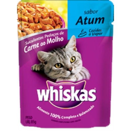 WHISKAS - Sachê Salmão 85g