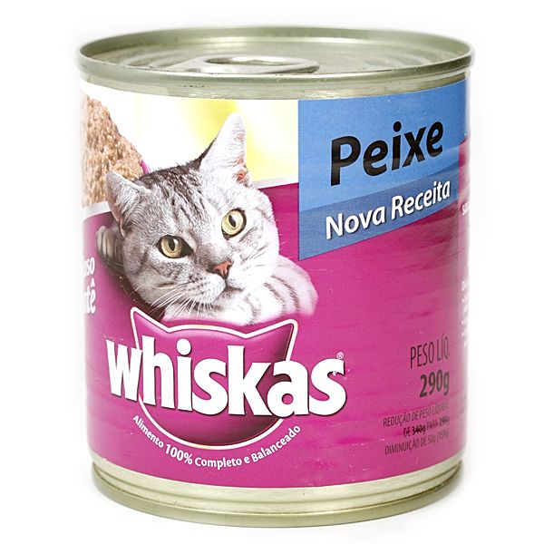 WHISKAS - Lata Peixe 290g