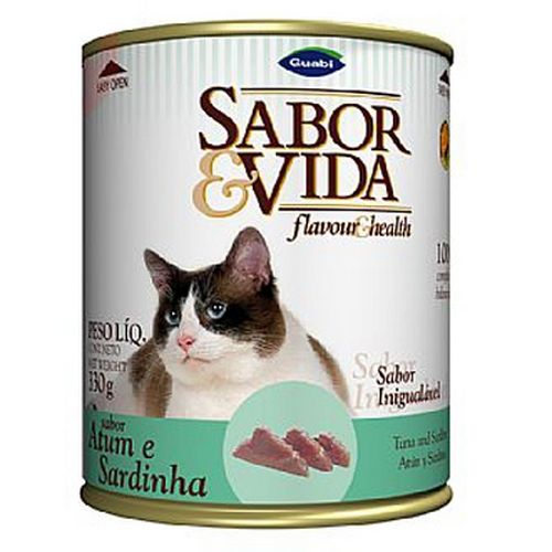 SABOR & VIDA - Lata Atum e Sardinha 330g