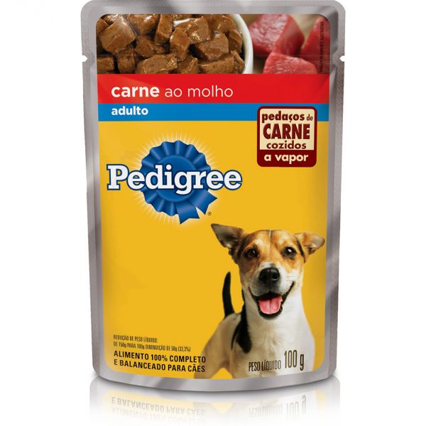 PEDIGREE - Sachê carne ao molho Adulto 100g